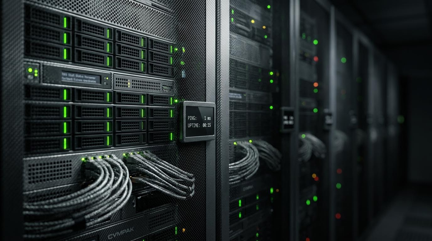 Смартфон с интерфейсом Сумрака на фоне рабочего пространства